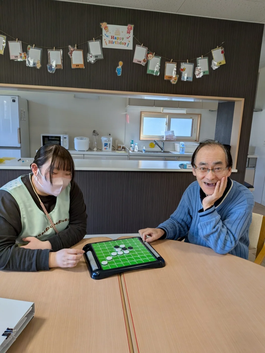 視線入力を楽しむ様子