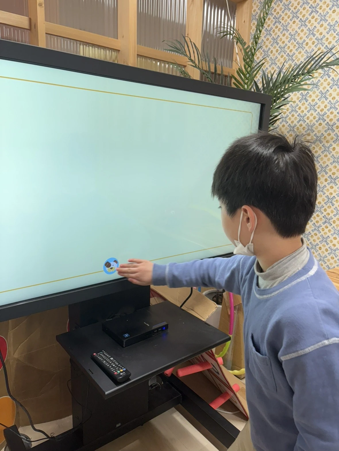 ビジョントレーニングのもう一つの場面